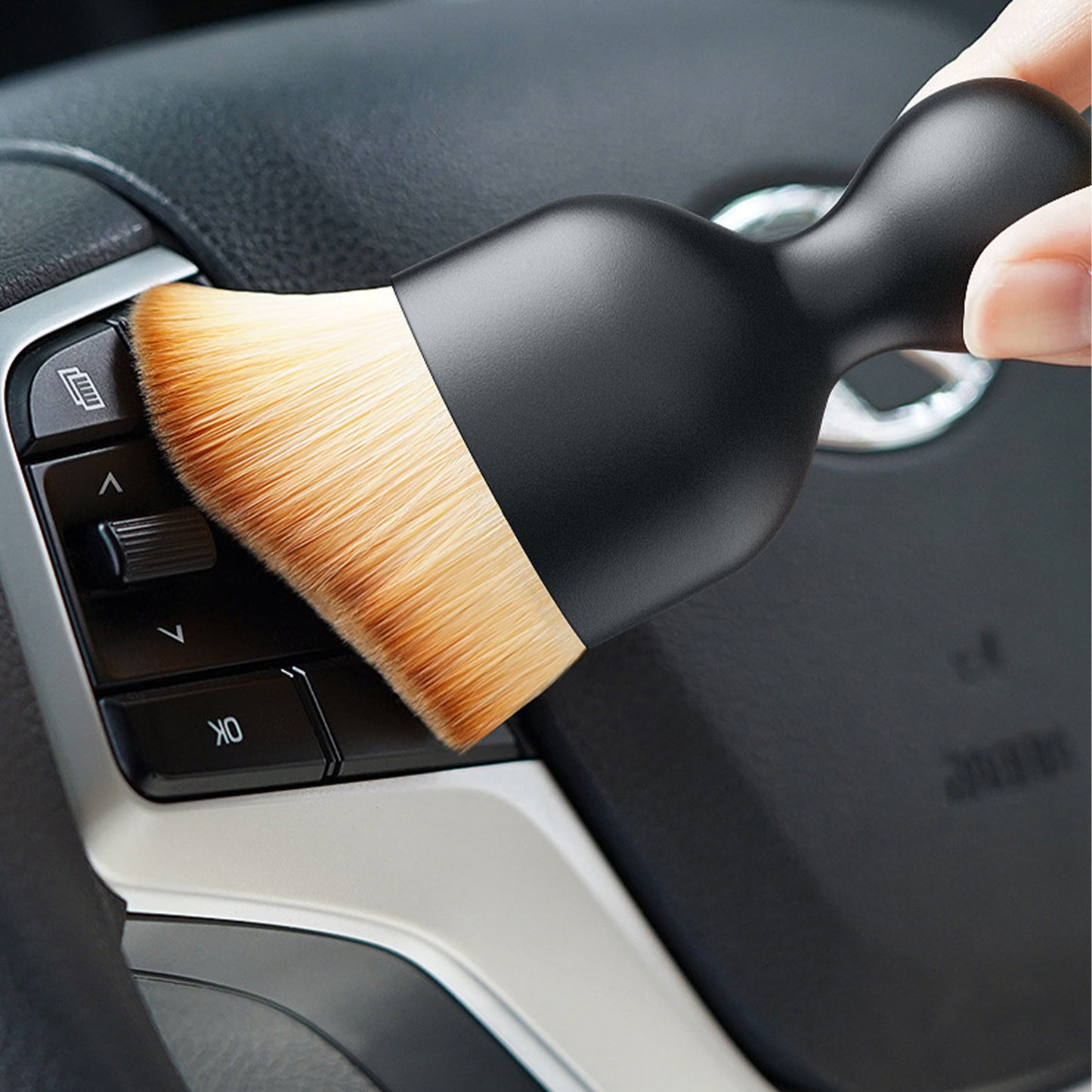 Soft Car Interior Detailing Dirt Dust Cleaning Brush (2 pcs)