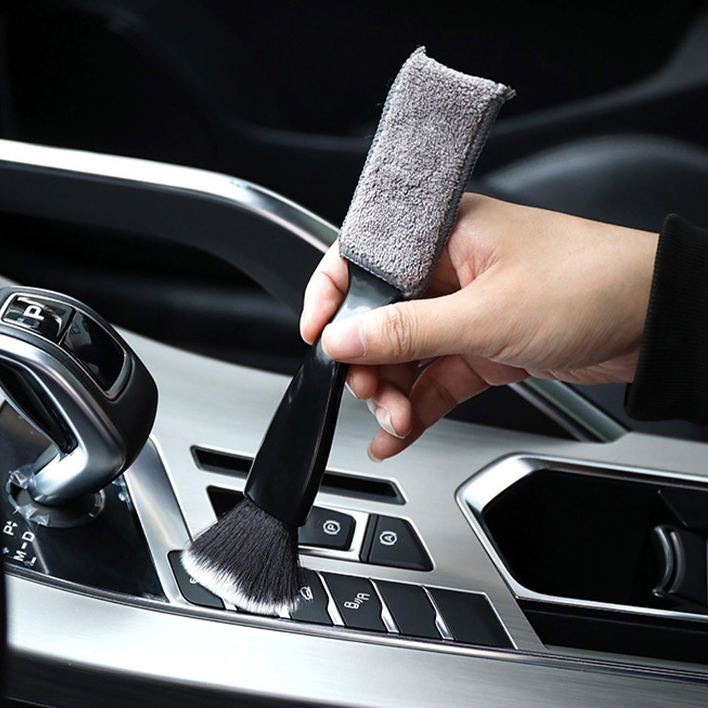 Microfiber Car Dust Air Ac Vent Cleaning Brush (2 pcs)