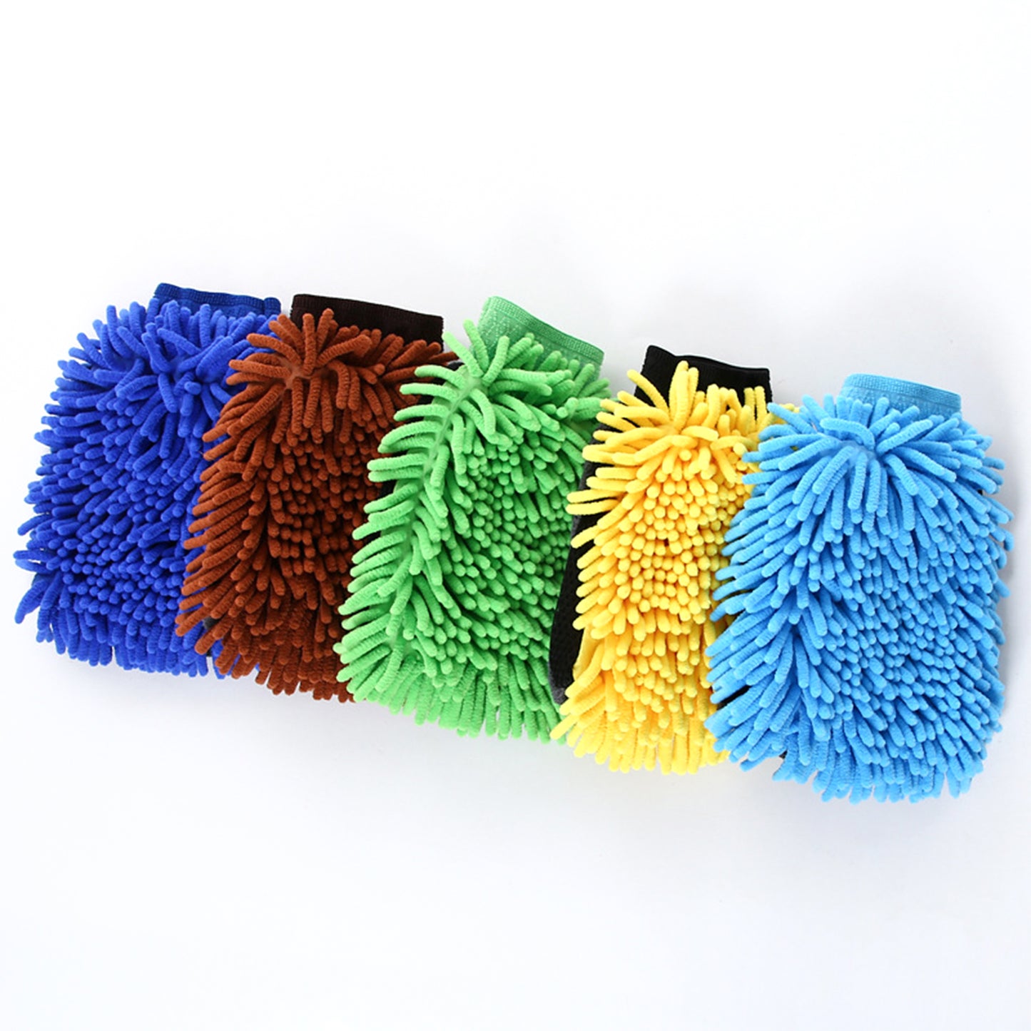 Chenille Microfiber Car Wash Cleaning Mitt (2 pcs)